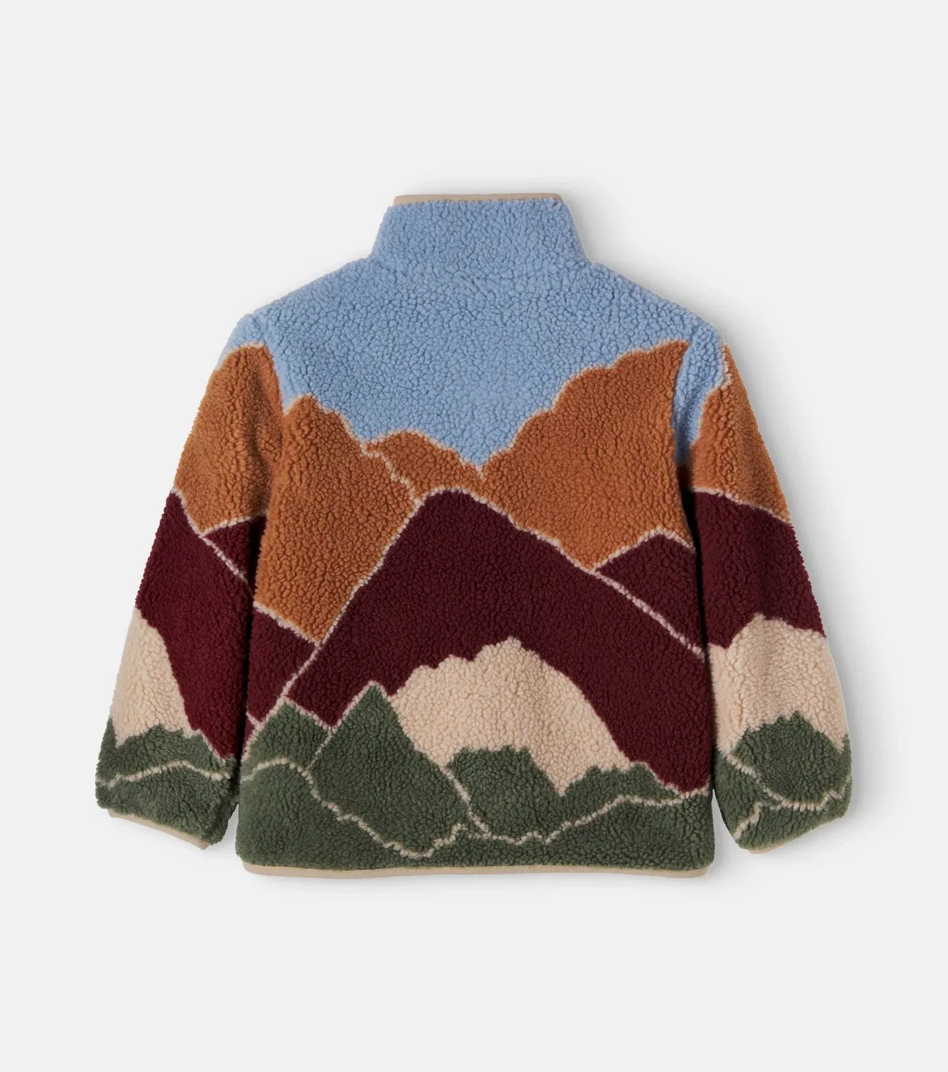 Куртка из искусственного меха с молнией Stella Mccartney Kids, коричневый — фото 3