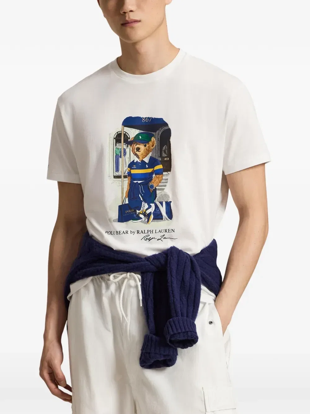 Футболка Polo Bear POLO RALPH LAUREN, белый — фото 3