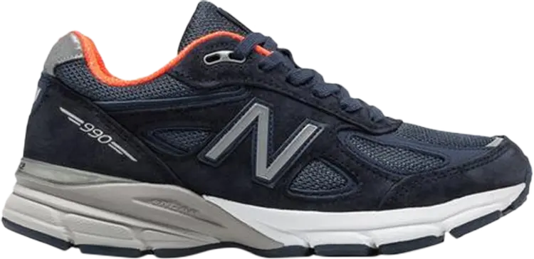 

Кроссовки New Balance Wmns 990v4 Made in USA 'Navy Orange', синий