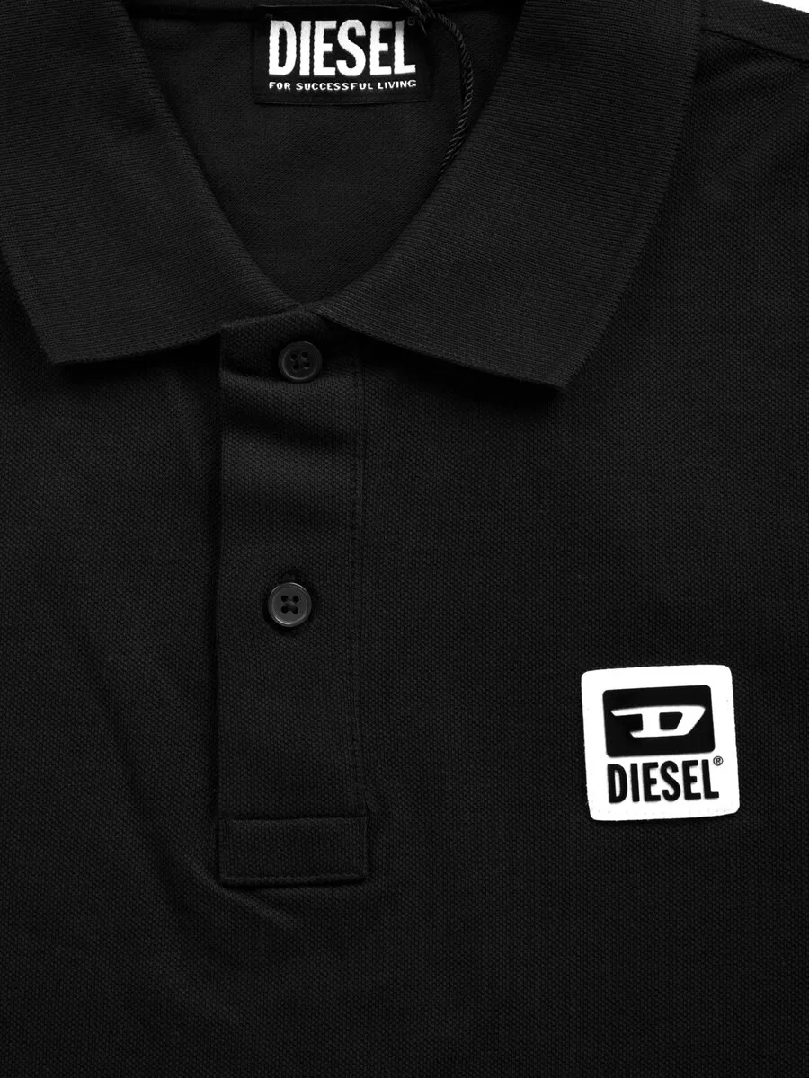 Рубашка DIESEL 'T-SMITH 250104 SLIM' черного цвета — фото 2