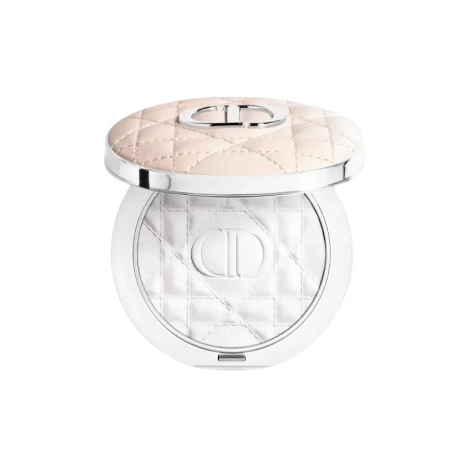 Женская пудра матовая DIOR Lock Makeup Powder Puff Natural Refined Setting And Blurring Non Cakey, #00