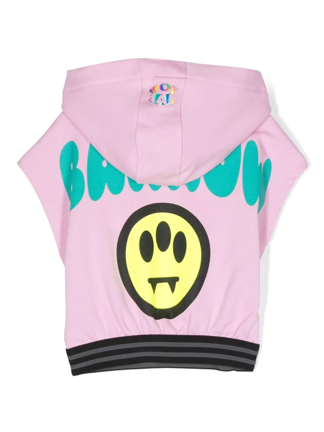 Худи с принтом логотипа BARROW, розовый — фото 2