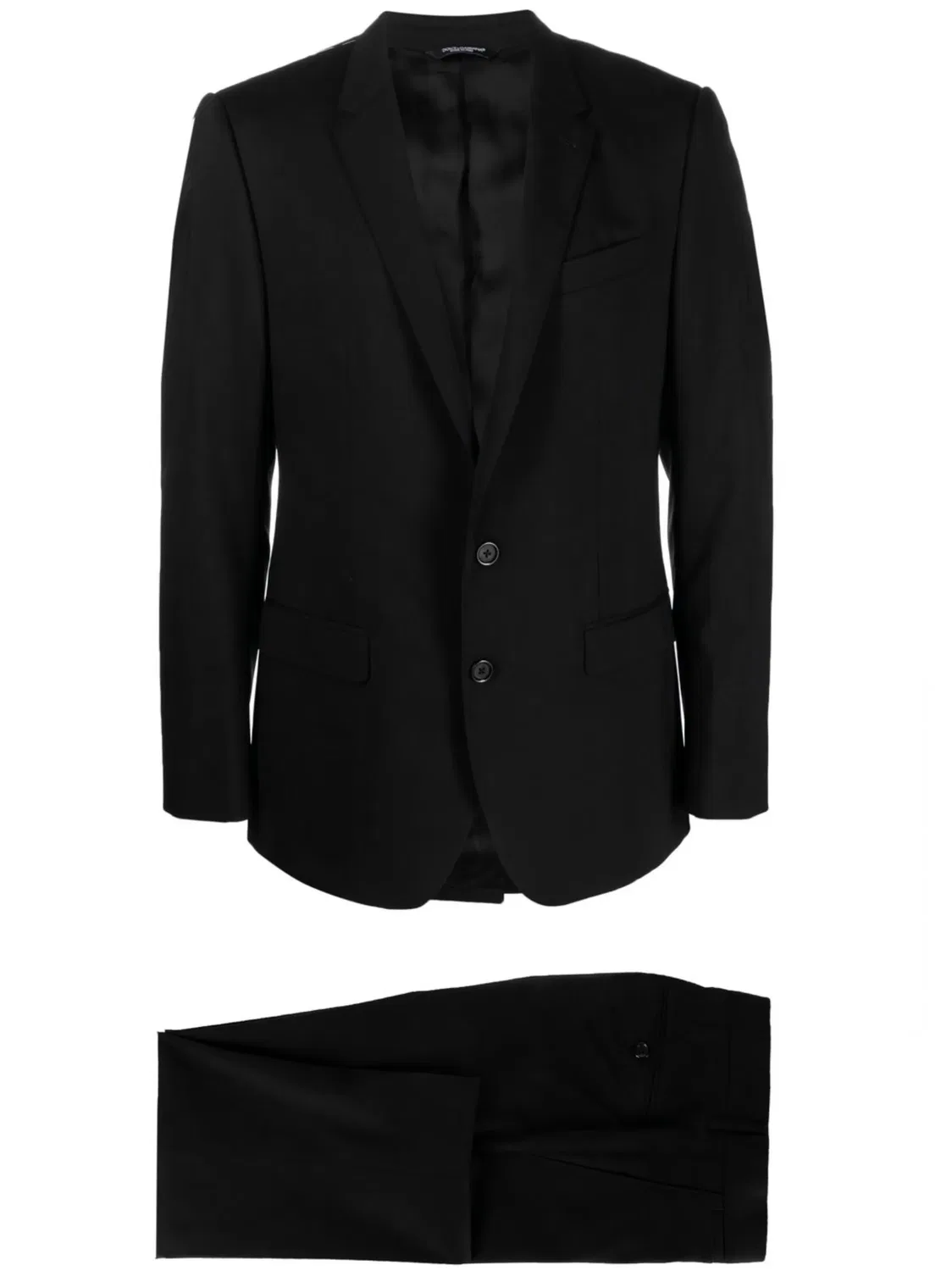 Однобортный пиджак с DG Essentials Dolce & Gabbana, черный