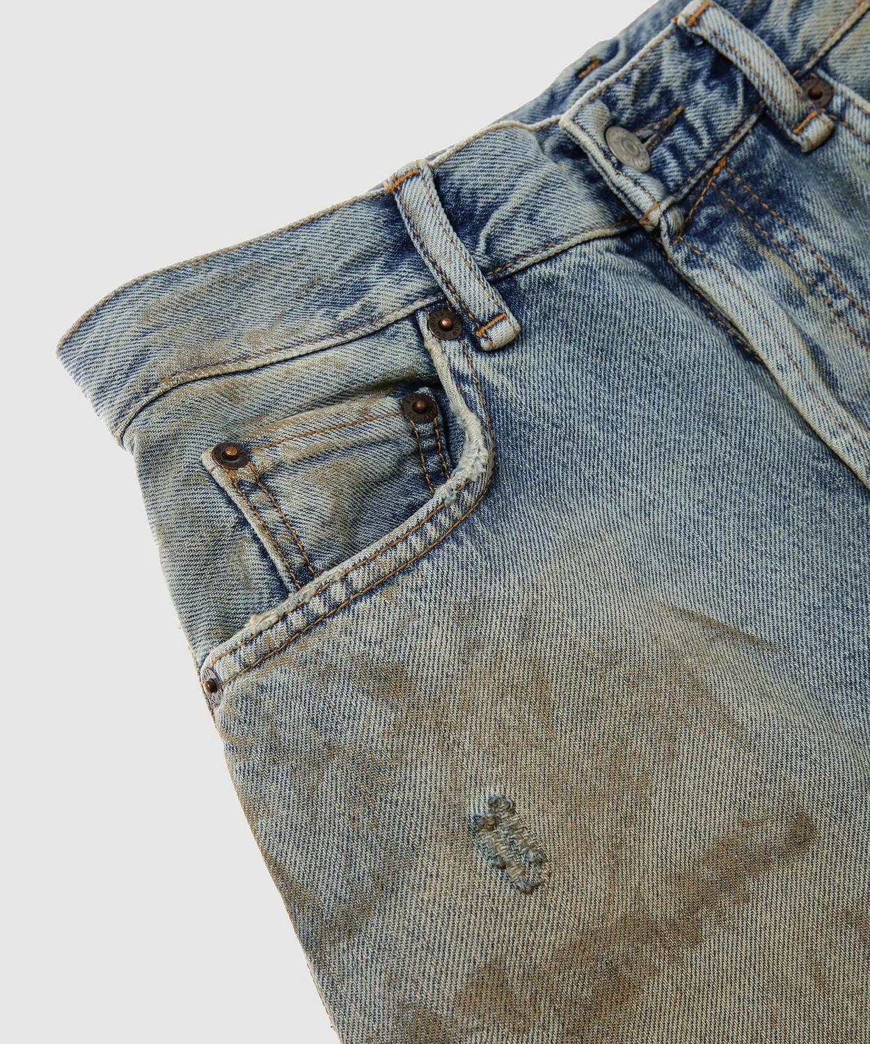 Женские джинсы с длинным рукавомAcne Studios 2021F Penicillin, Blue — фото 4