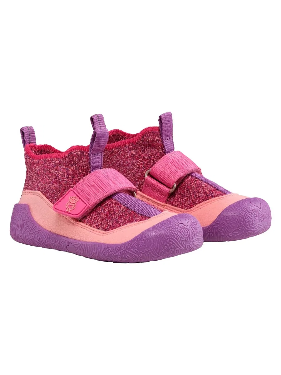 Детские кроссовки Affenzahn First-Step 'Knit Toddly Knit Toddly' в пастельно-розовом цвете — фото 2