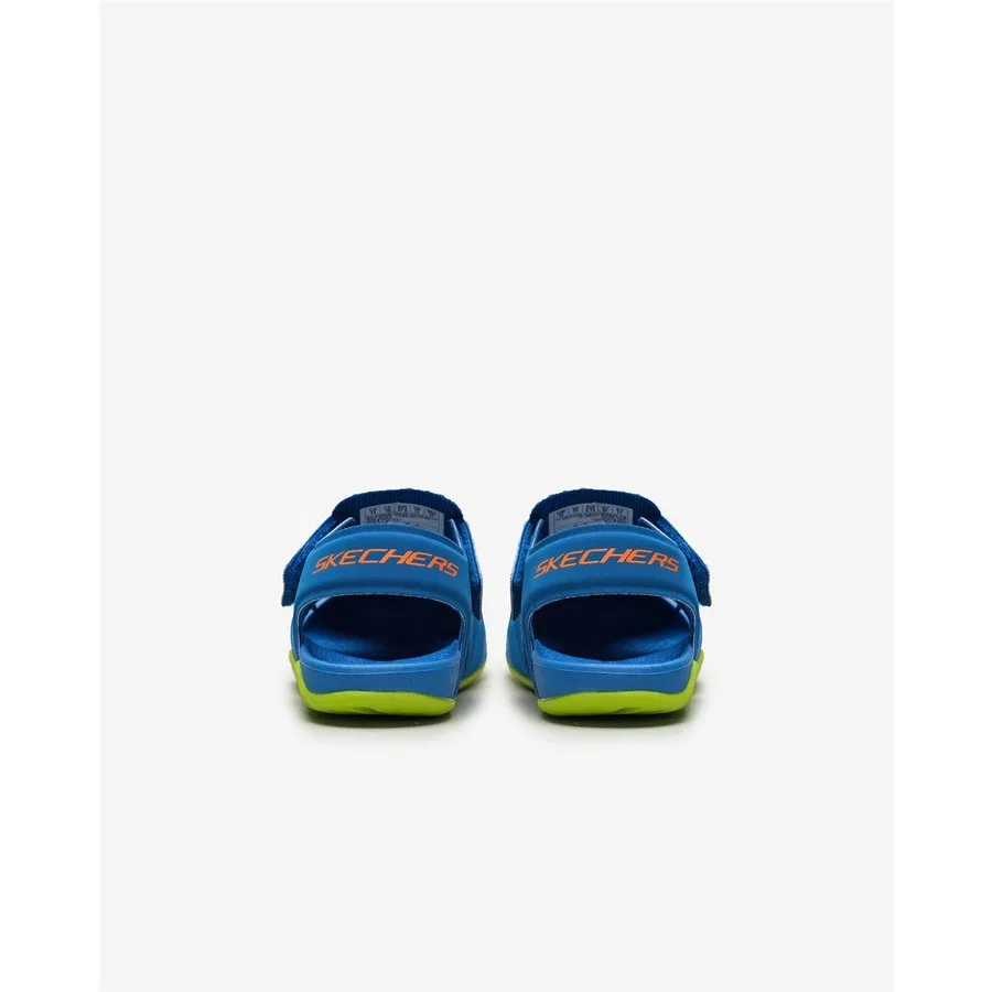 Сандалии спортивные с закрытым носком Side Wave Skechers, Синий — фото 4