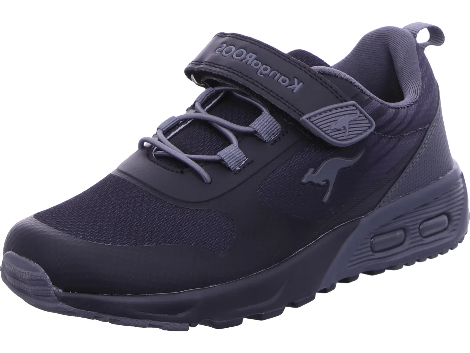 Детские кроссовки на липучке Kangaroos, Black