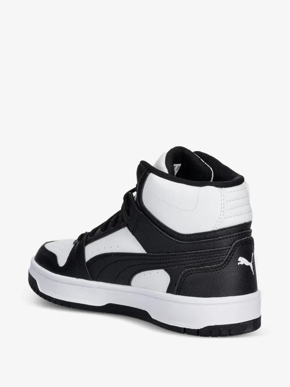 Высокие кроссовки Rebound Slam Mid со вставками Puma Kids, черный — фото 3
