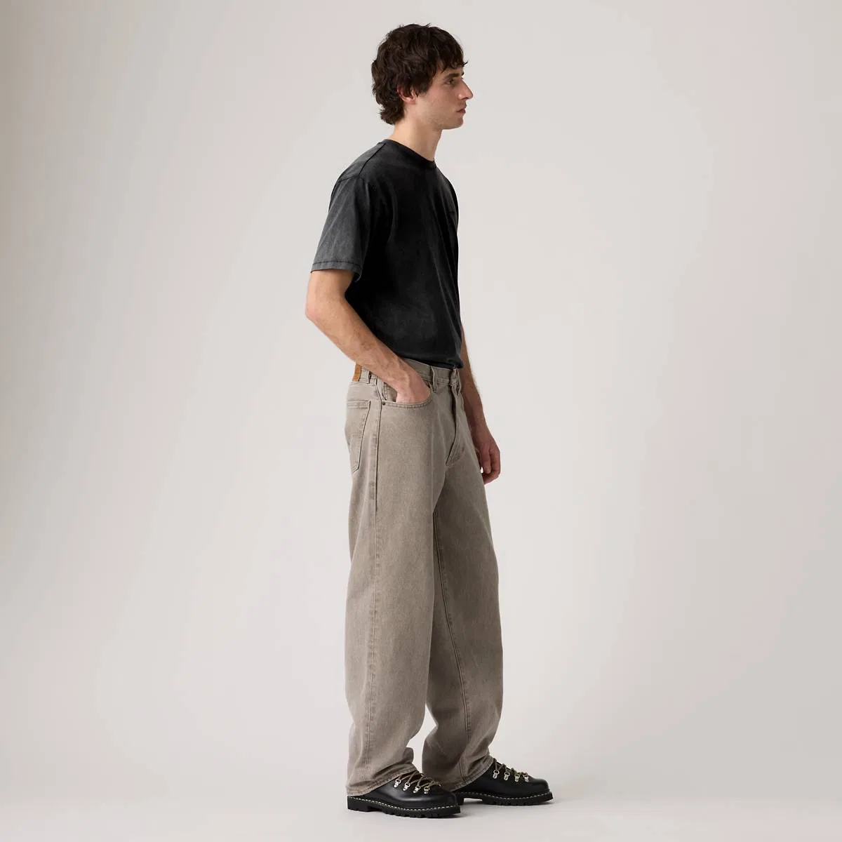 мешковатые мужские джинсы 578 Levi's, Grounding Morel - Brown — фото 4