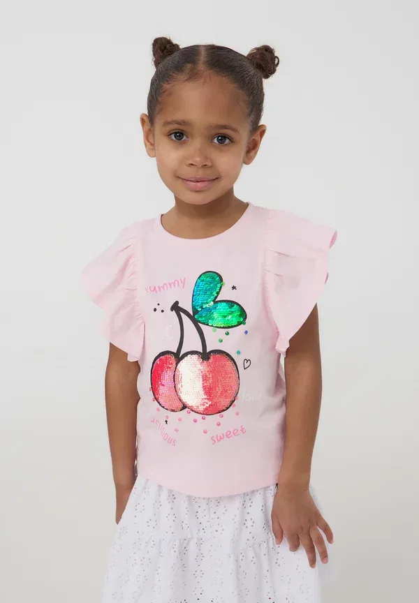 Футболка с принтом Print t-shirt Terranova, Rosa, розовый — фото 2