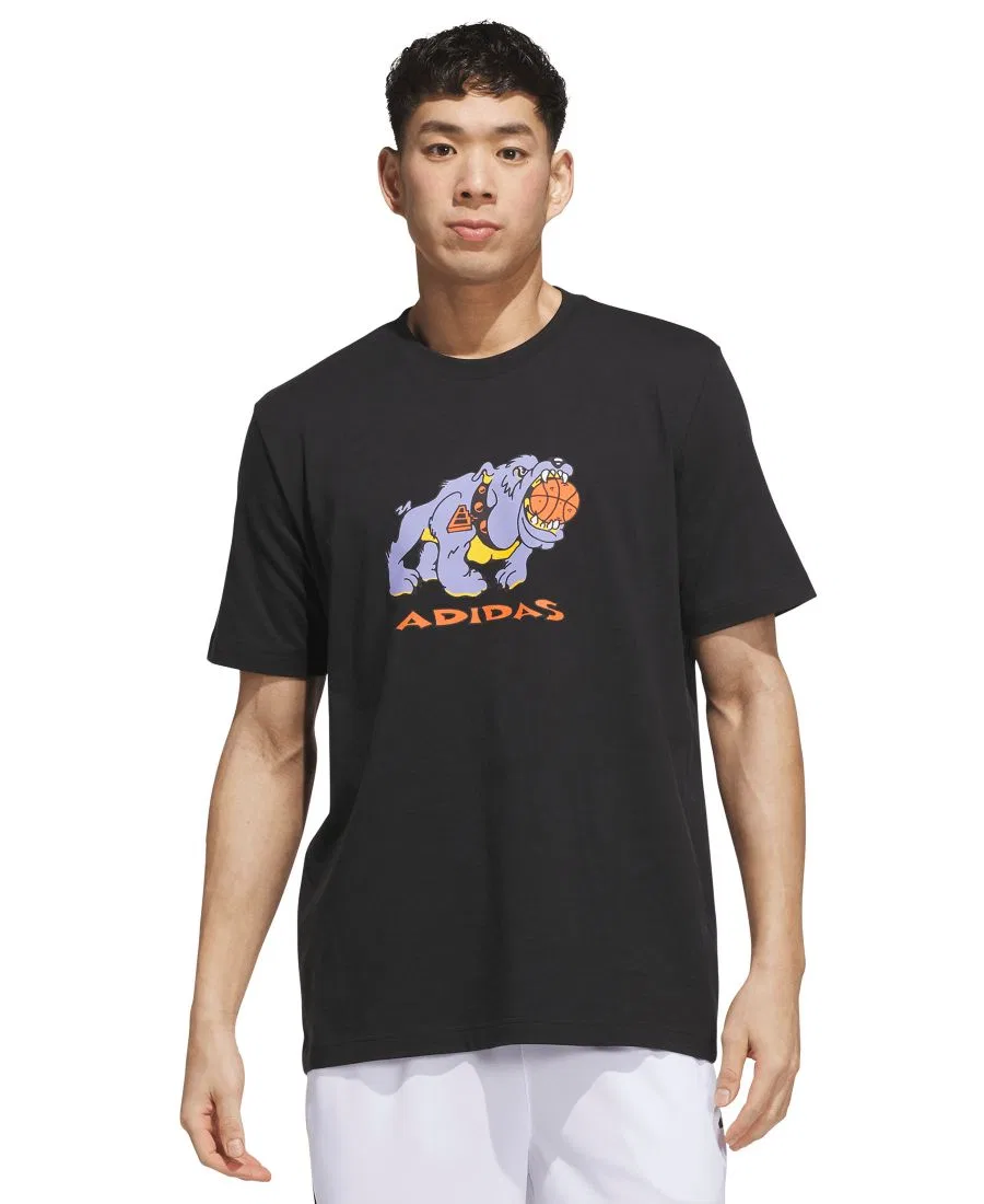Футболка с принтом Dawg In Em adidas, Black