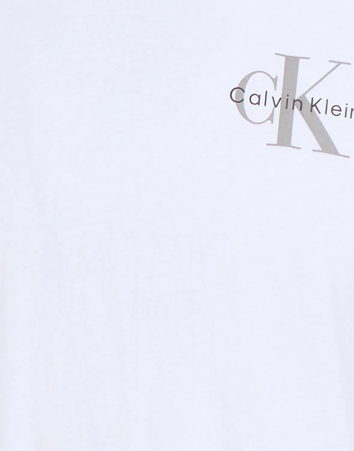 Мужская футболка с принтом Calvin Klein, белый — фото 4
