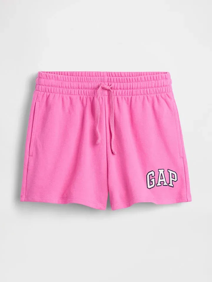 Женские свободные шорты GAP, Pink — фото 4