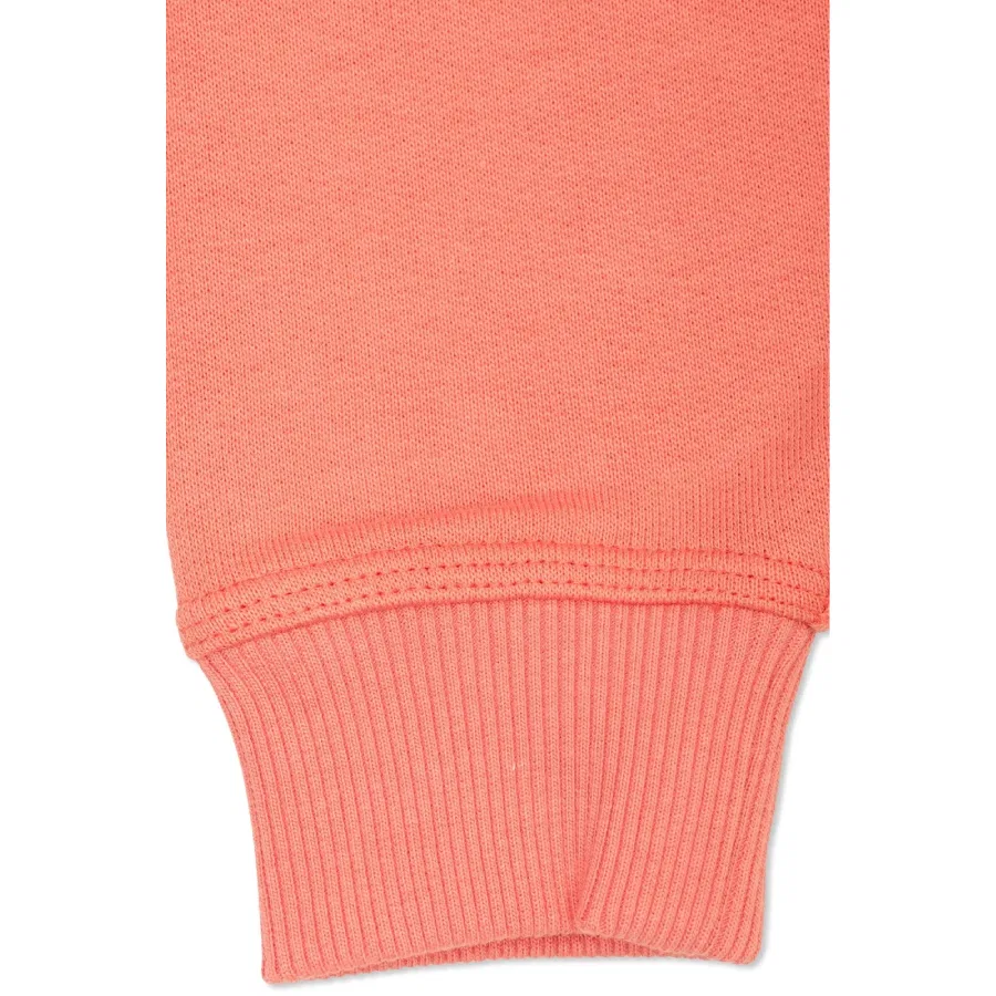 Детское худи на молнии с принтом Kids EKD Cotton Zip Hoodie Burberry, Pale Hibiscus — фото 4