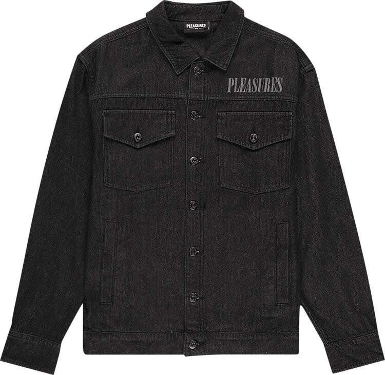 

Куртка Pleasures Desire Trucker Jacket 'Black', черный