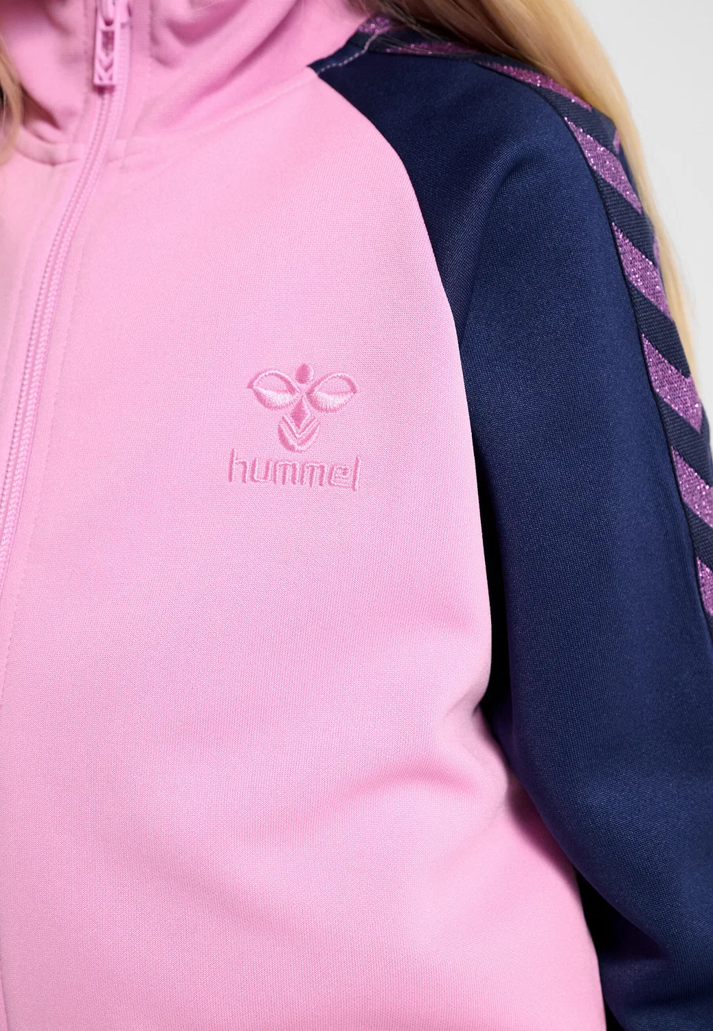 Детская куртка на молнии с длинным рукавом Hmldaily Hummel, Pastellmagenta — фото 4