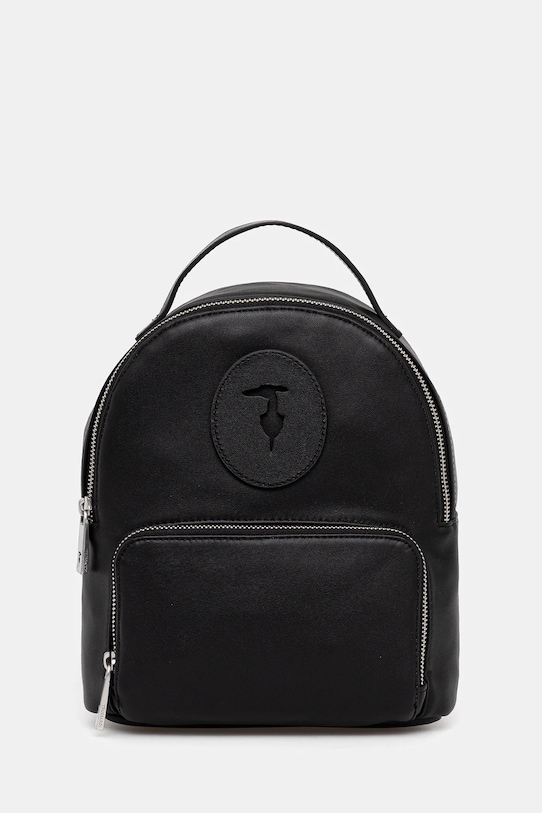

Кожаный рюкзак Trussardi, черный