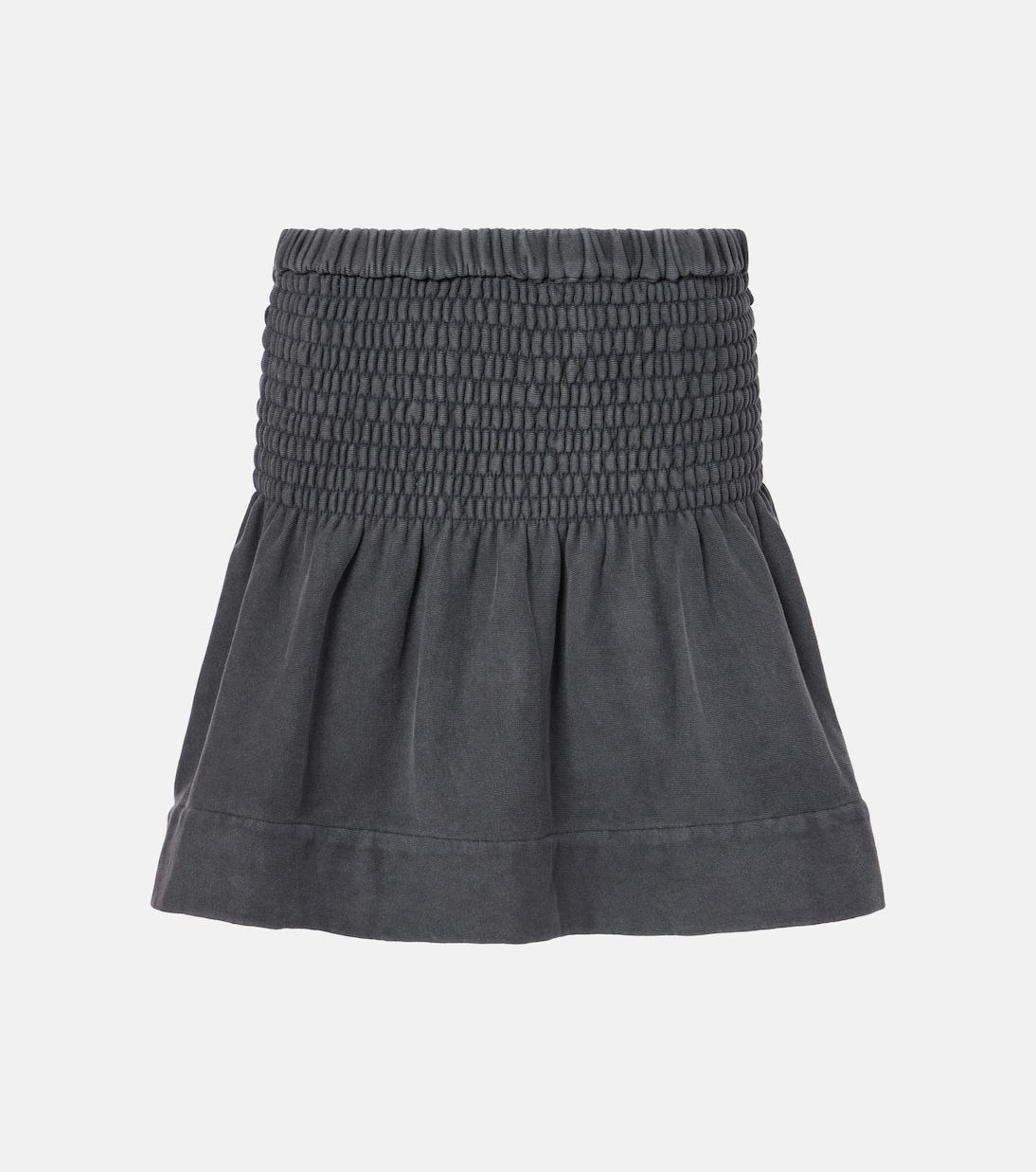 

Мини-юбка Pacifica из хлопка с высокой талией Marant Etoile, серый