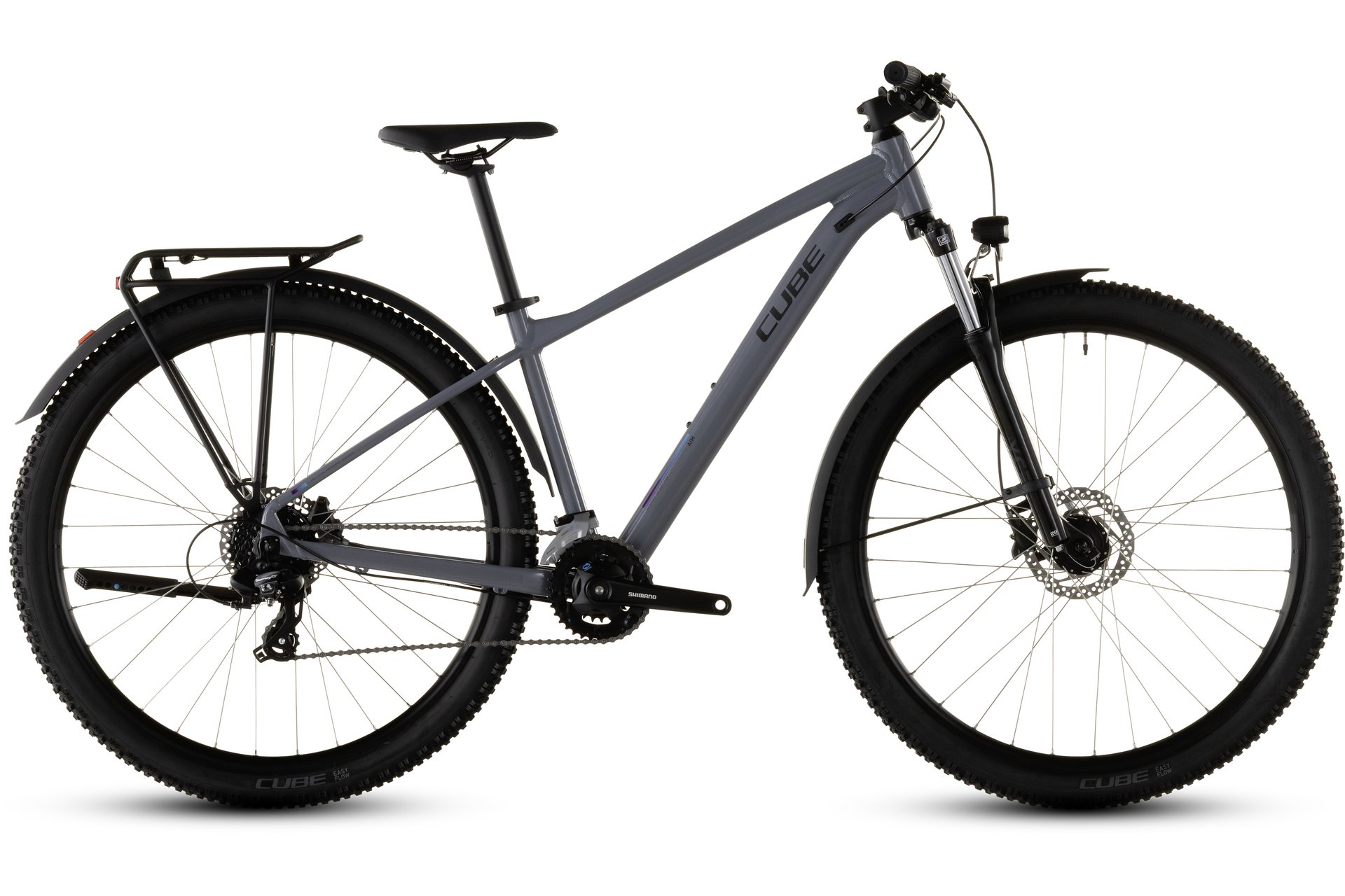 

Трекинговый велосипед Cube Aim one fe - 27,5 дюймов - diamant - 2026, grau | smoke´n´black