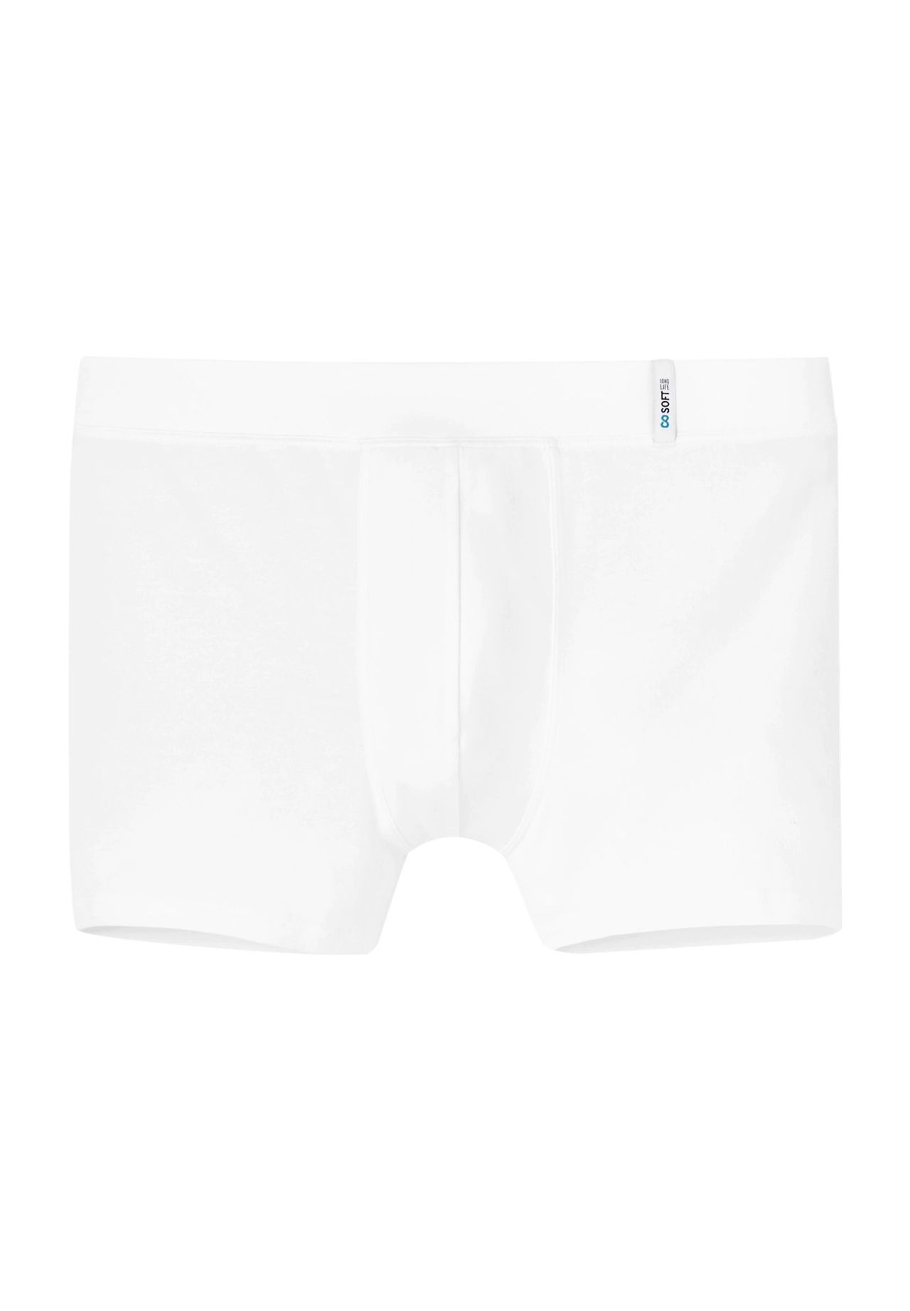 

Брюки Long Life Soft, бирка, однотонные, мужские SCHIESSER, белый