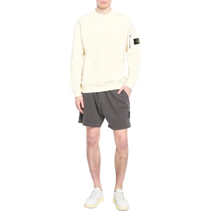 Мужские шорты Casual Charcoal Gray STONE ISLAND — фото 4