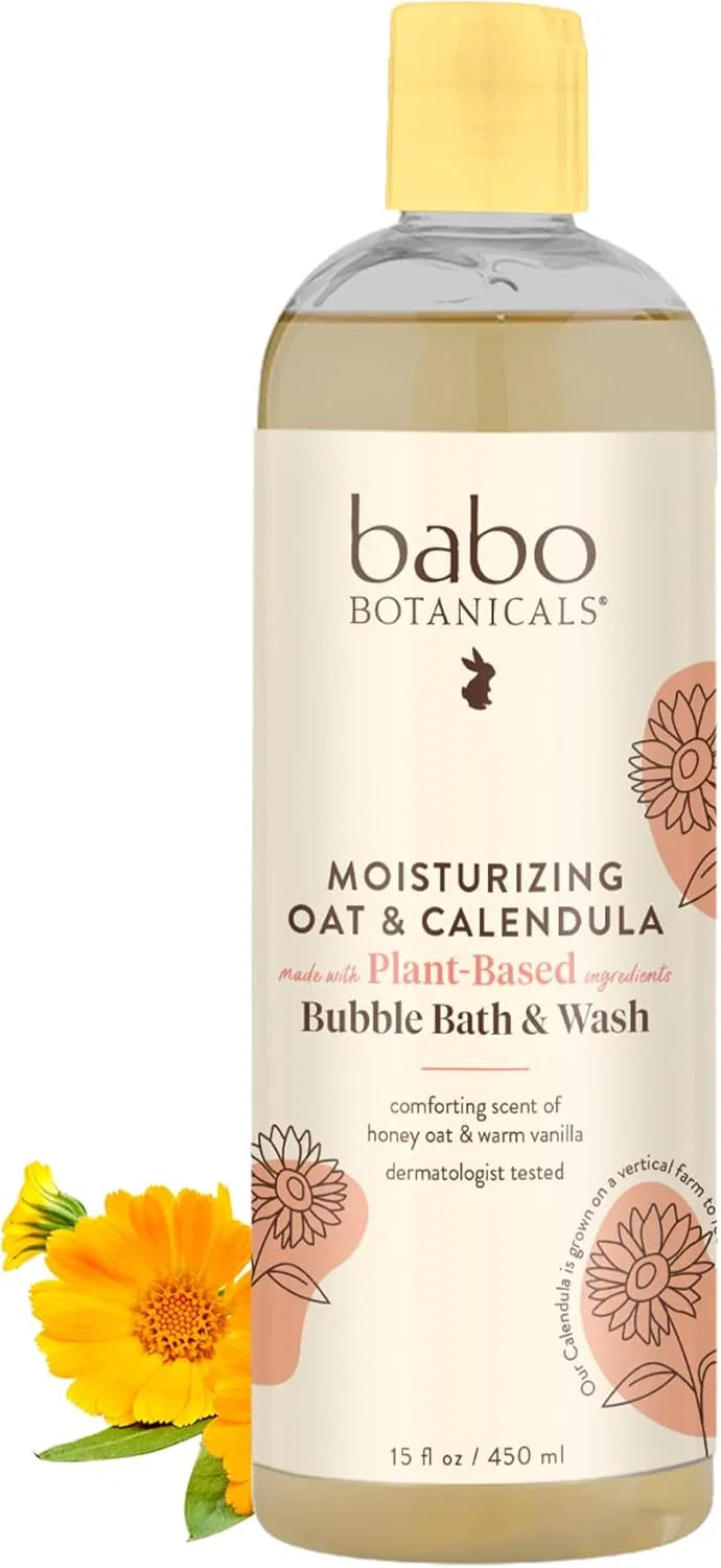 Пенка для ванны увлажняющая Babo Botanicals, 443.6 мл