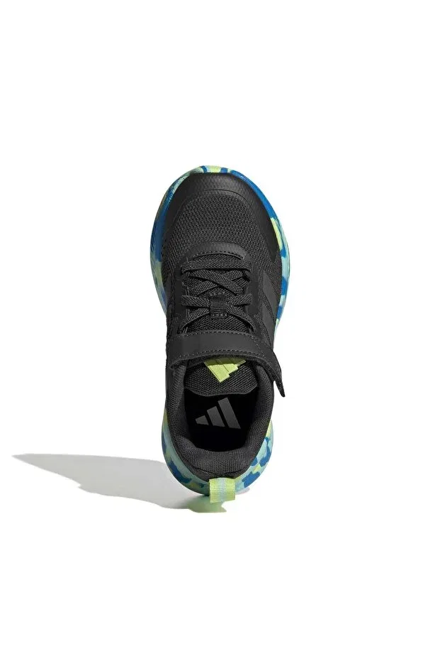Детские кроссовки для девочек с липучкой Fortarun 4.0 el c Adidas, Black — фото 3