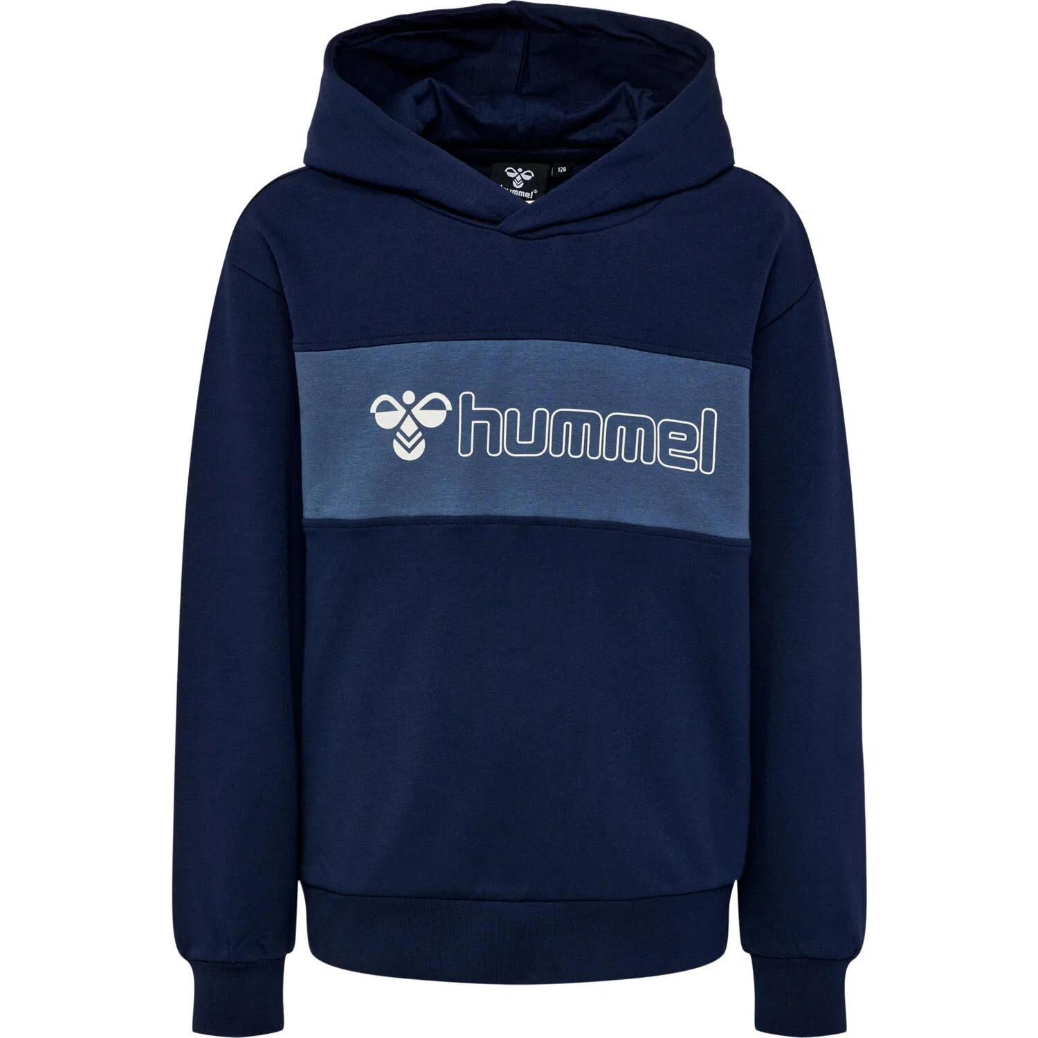 Детское худи с капюшоном hmlAtlas Hummel, Schwarz Dunkelblau
