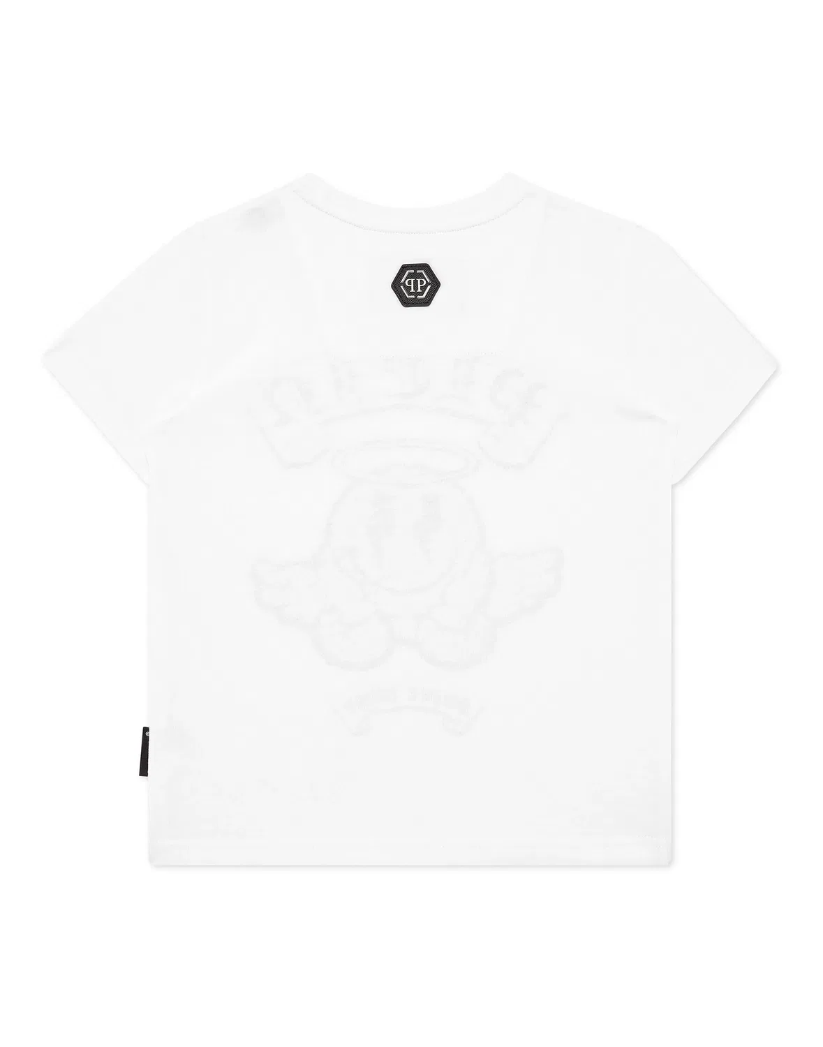 Детская футболка с принтом Smile PHILIPP PLEIN, White — фото 3