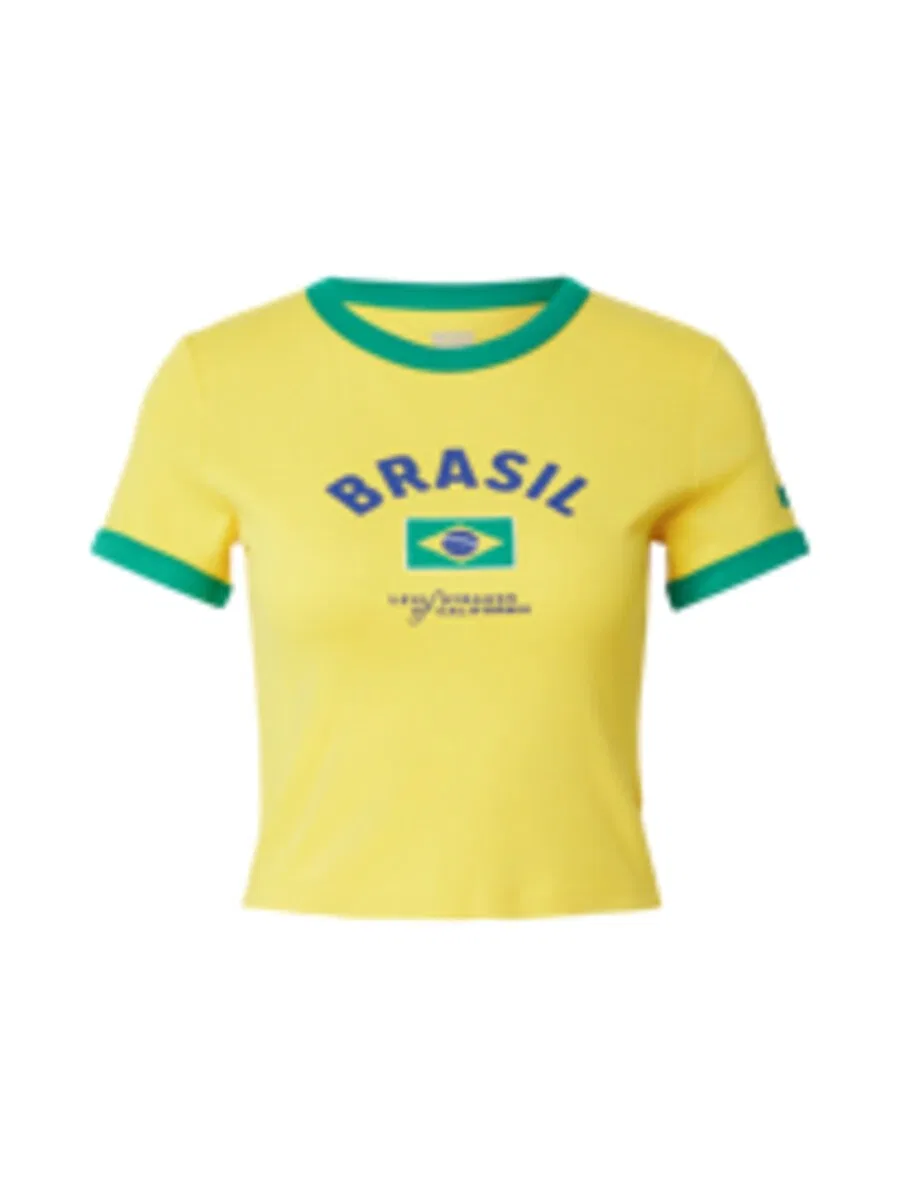 Футболка LEVI'S 'Brazil Ringer Tee' светло-голубого цвета