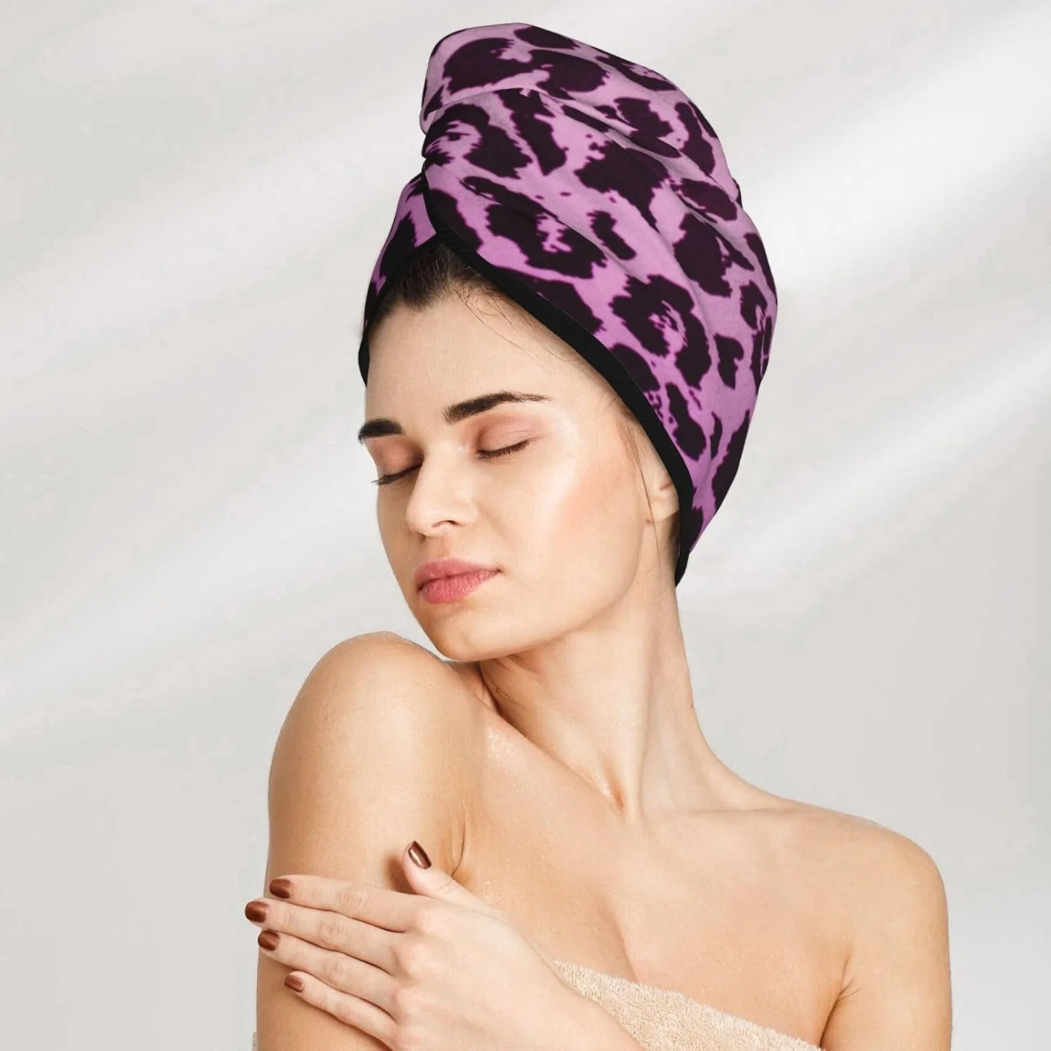 Шапочка для душа Lila Leopard, YoupO