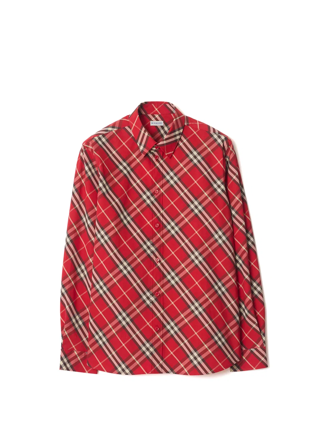 Рубашка Burberry Robert Check Ekoseli, красный