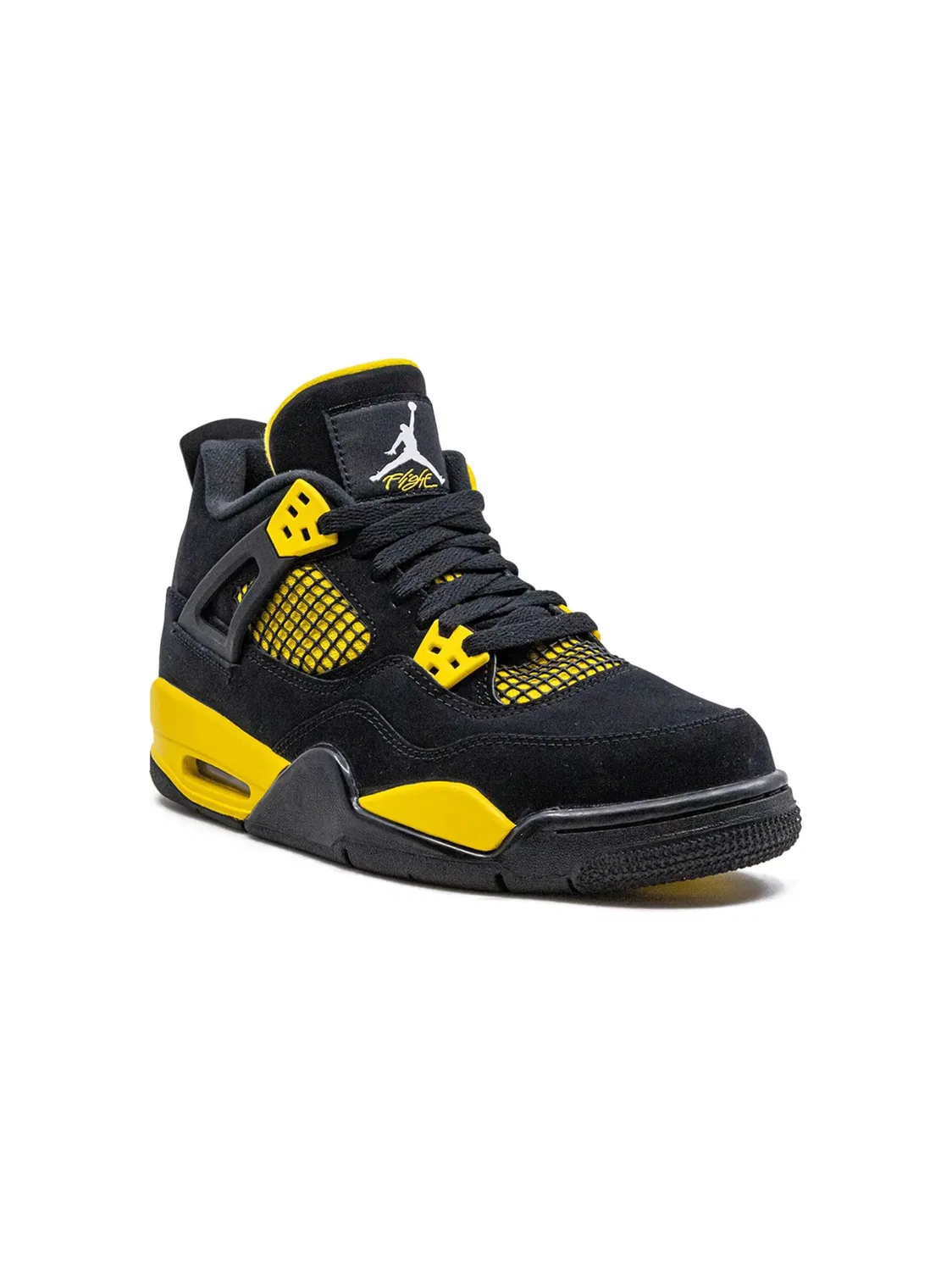 Кроссовки Air Jordan 4 Retro "Thunder 2023", черный
