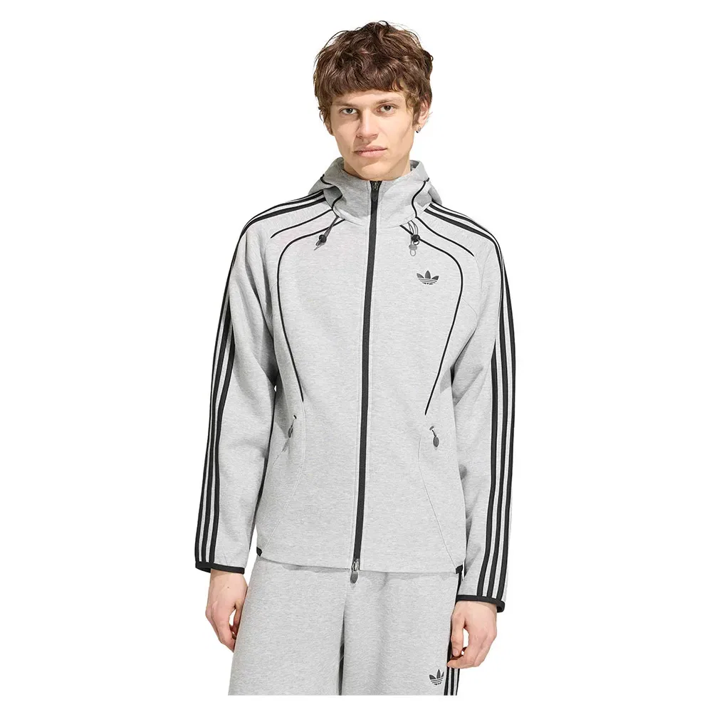 Мужской свитшот с молнией Spacer Teamgeist 26 Cutline Adidas Originals, Grey