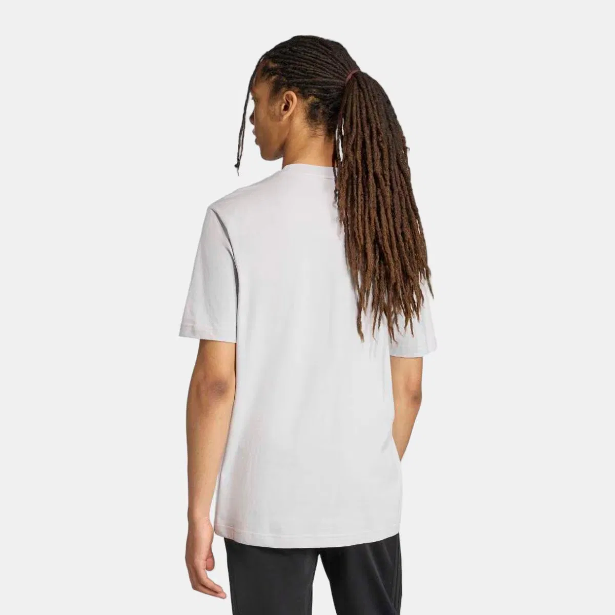 Мужская футболка, House Of Tiro Linear, adidas, серый синий — фото 2