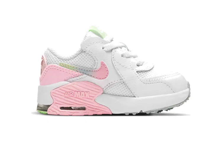 Детские кроссовки для малышей с низким верхом Air Max Excee Nike, White Pink — фото 3
