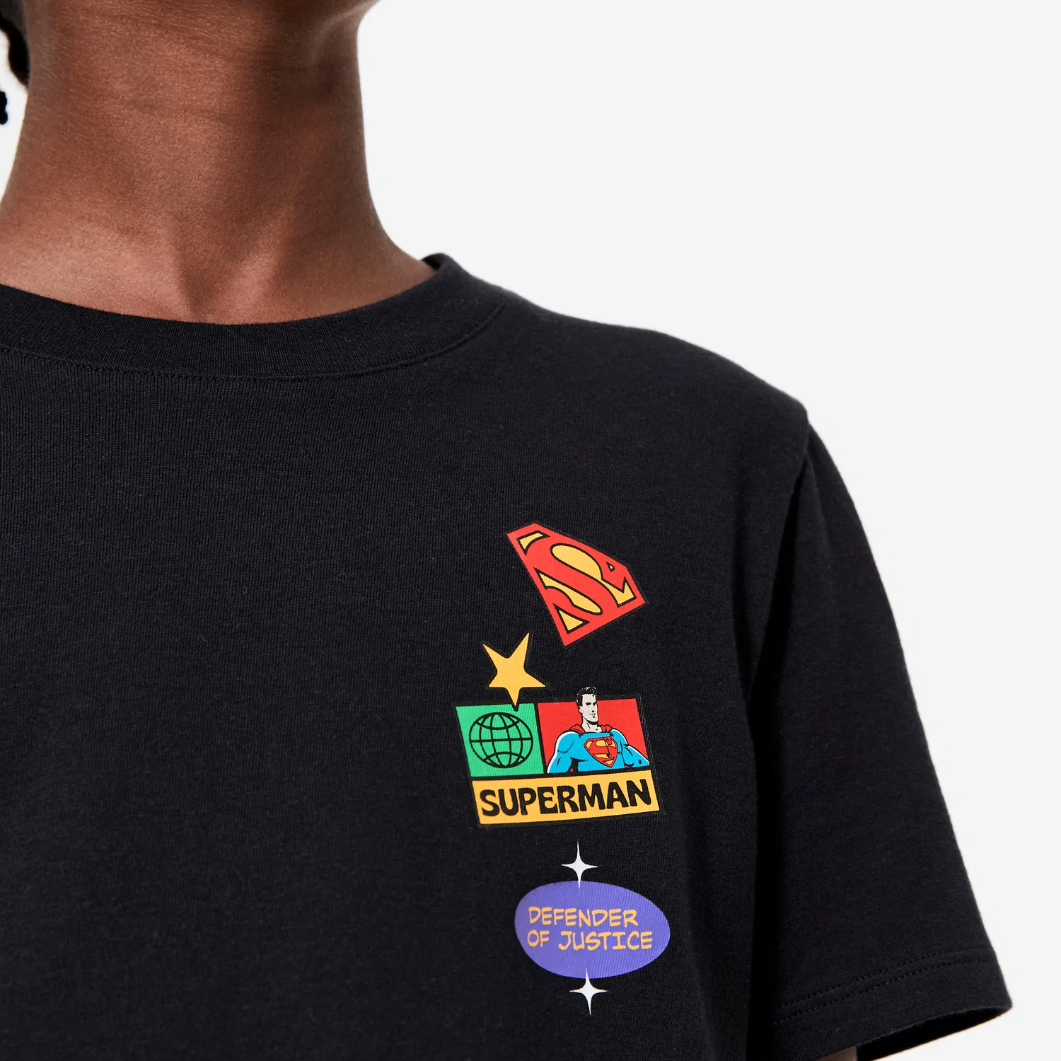 Детская футболка Batman Decathlon, Graphitschwarz — фото 3