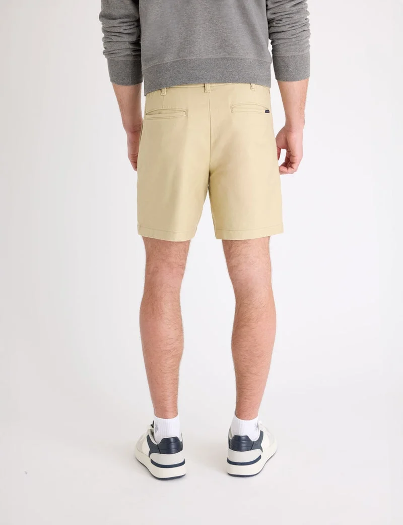 Мужские шорты U.S. Polo Assn. 7" Comfort Waist Faux Knit, хаки — фото 2