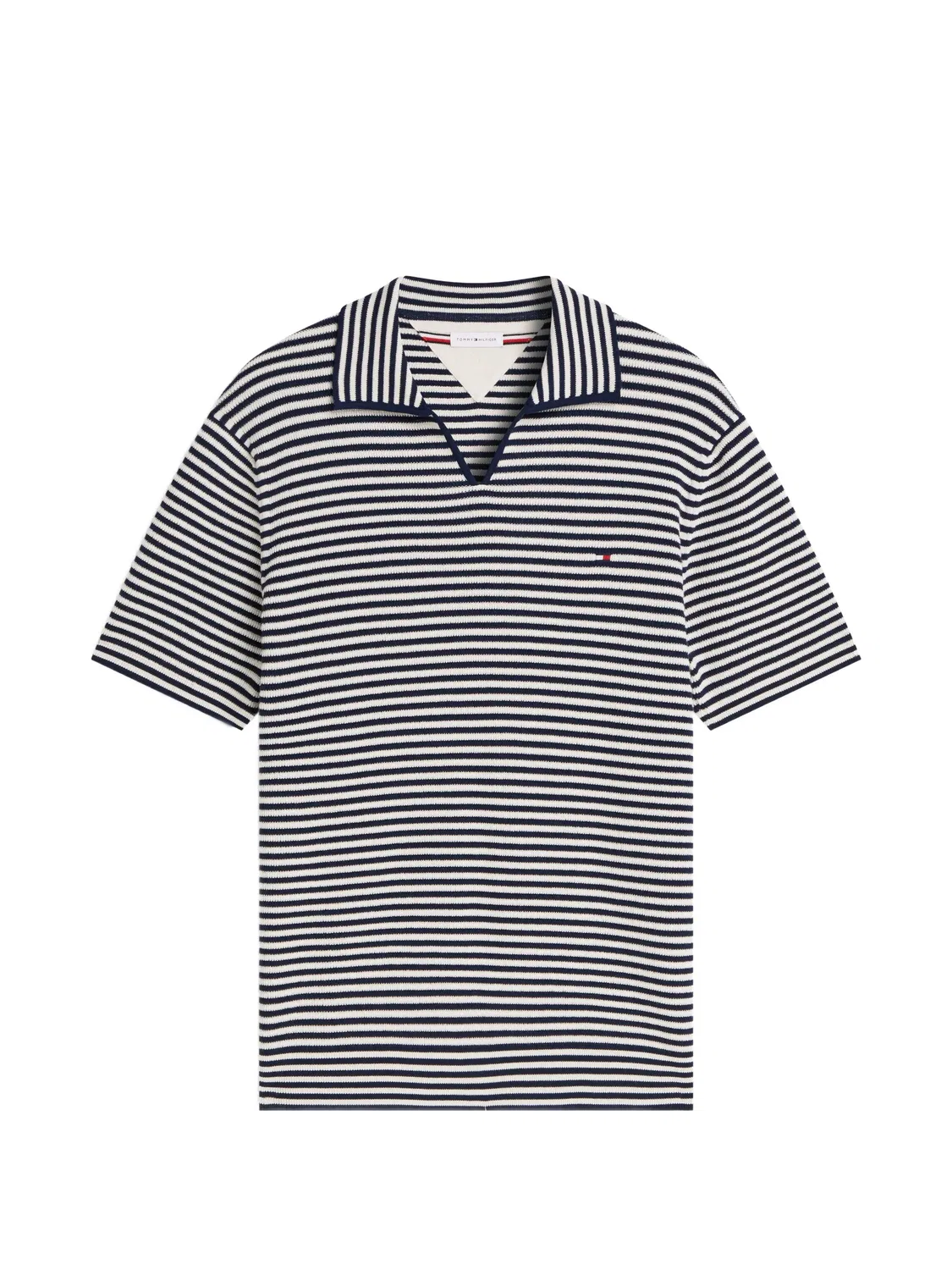 Футболка в синие полосы Tommy Hilfiger, синий