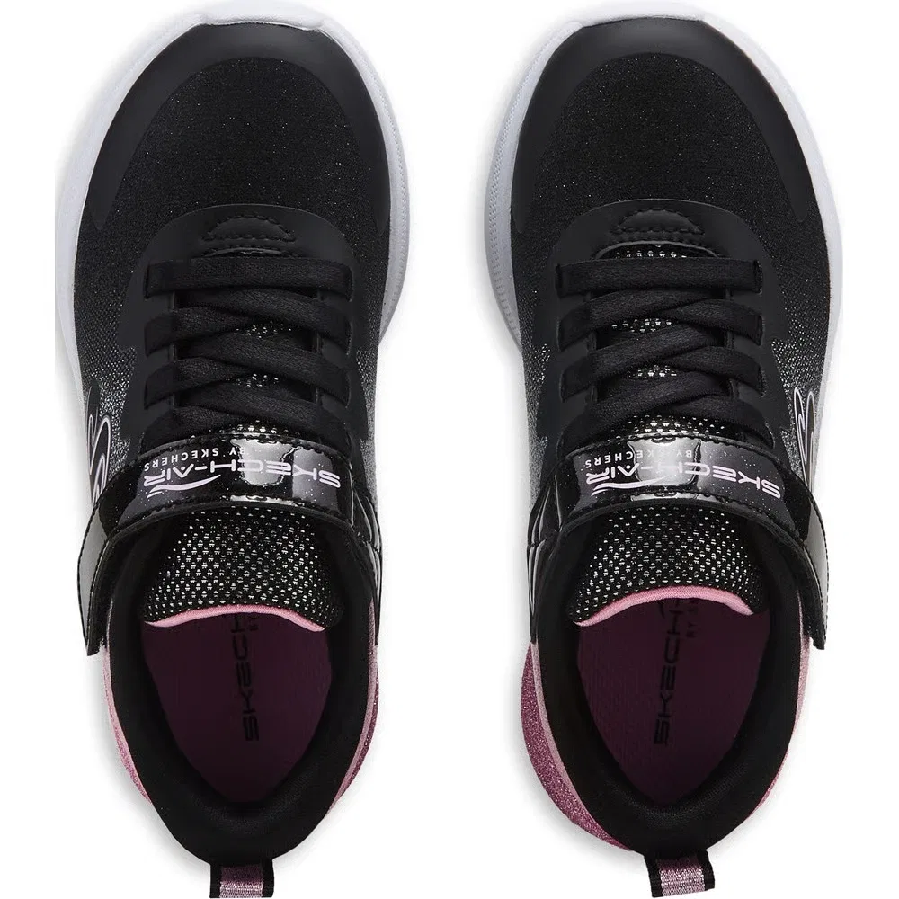 Детские кроссовки Microspec Max Advance Skechers, Black Ombre Glitter — фото 4