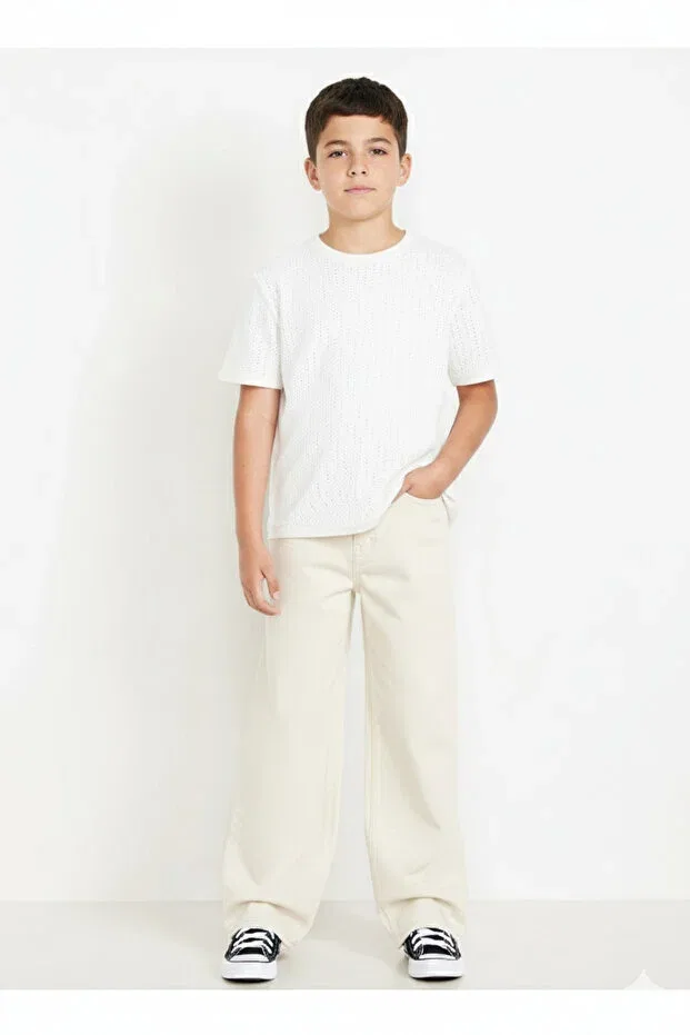 Детские брюки для мальчиков свободного кроя Rois, Light Beige