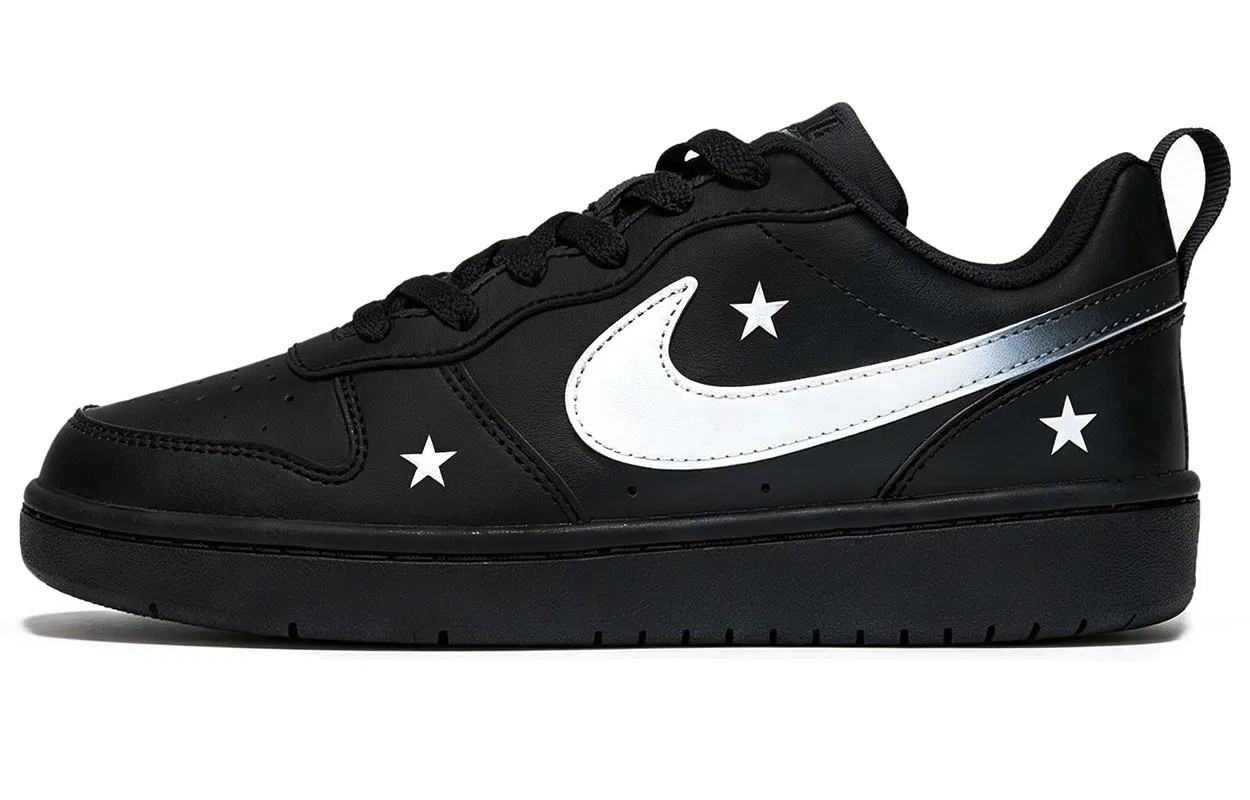 Детские кроссовки для скейтбординга с принтом из звезд Court Borough Nike, Black