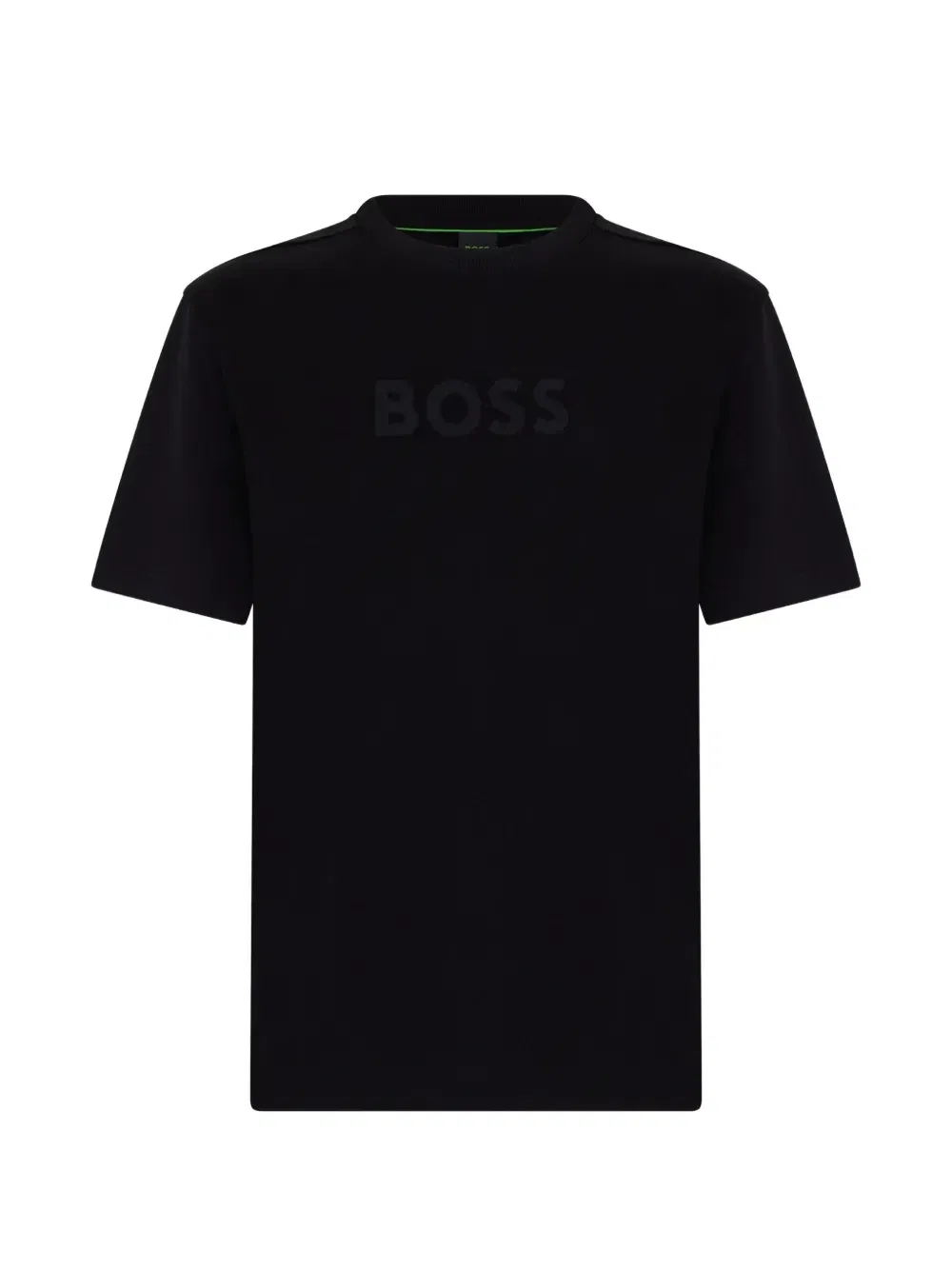 Рубашка-поло с контрастной вставкой Boss, черный