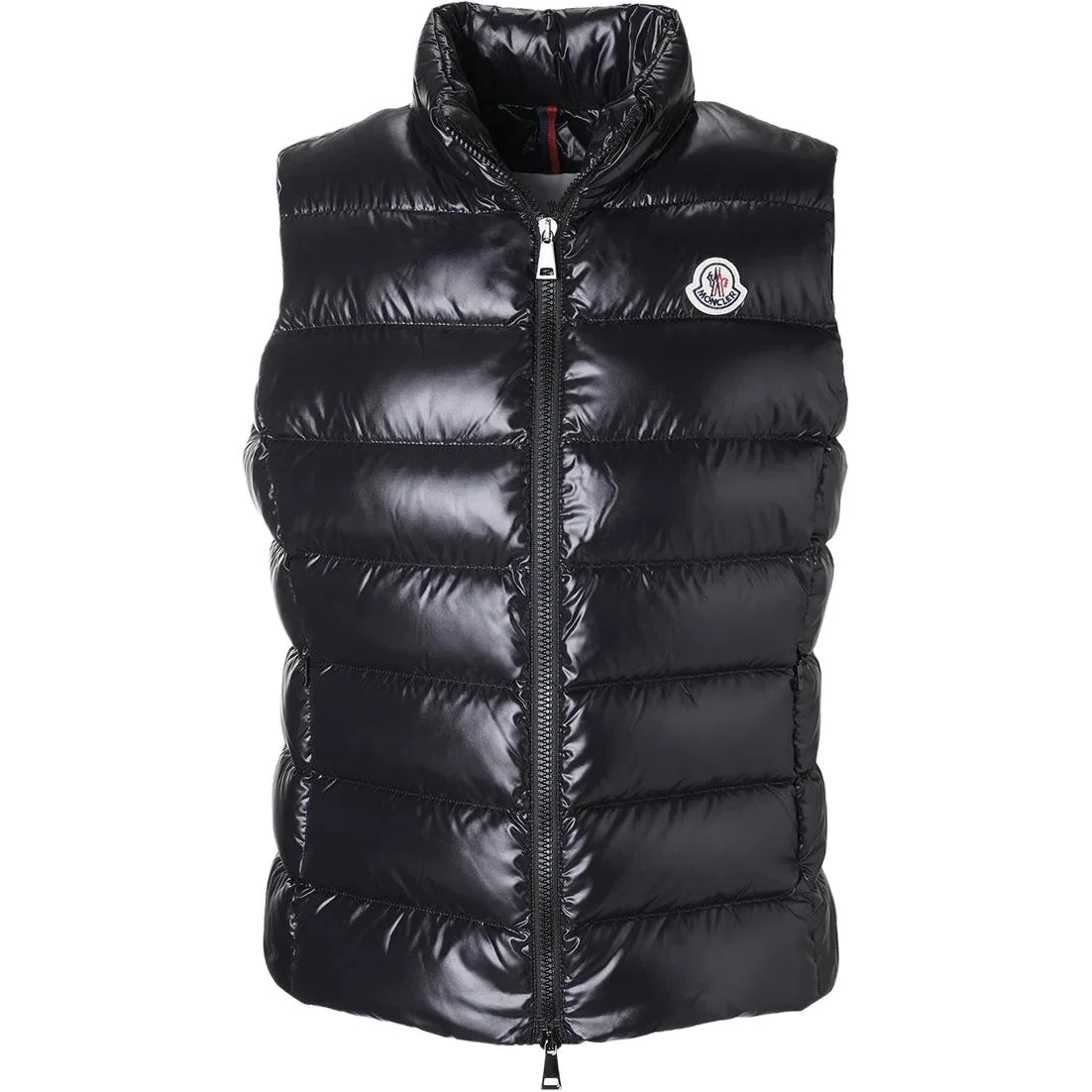 Детский жилет пуховый с воротником-стойкой Moncler, Black