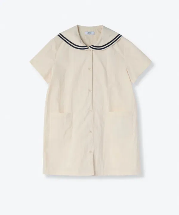 Платье из нейлона Sailor, Musinsa Standard Kids, кремовый — фото 2