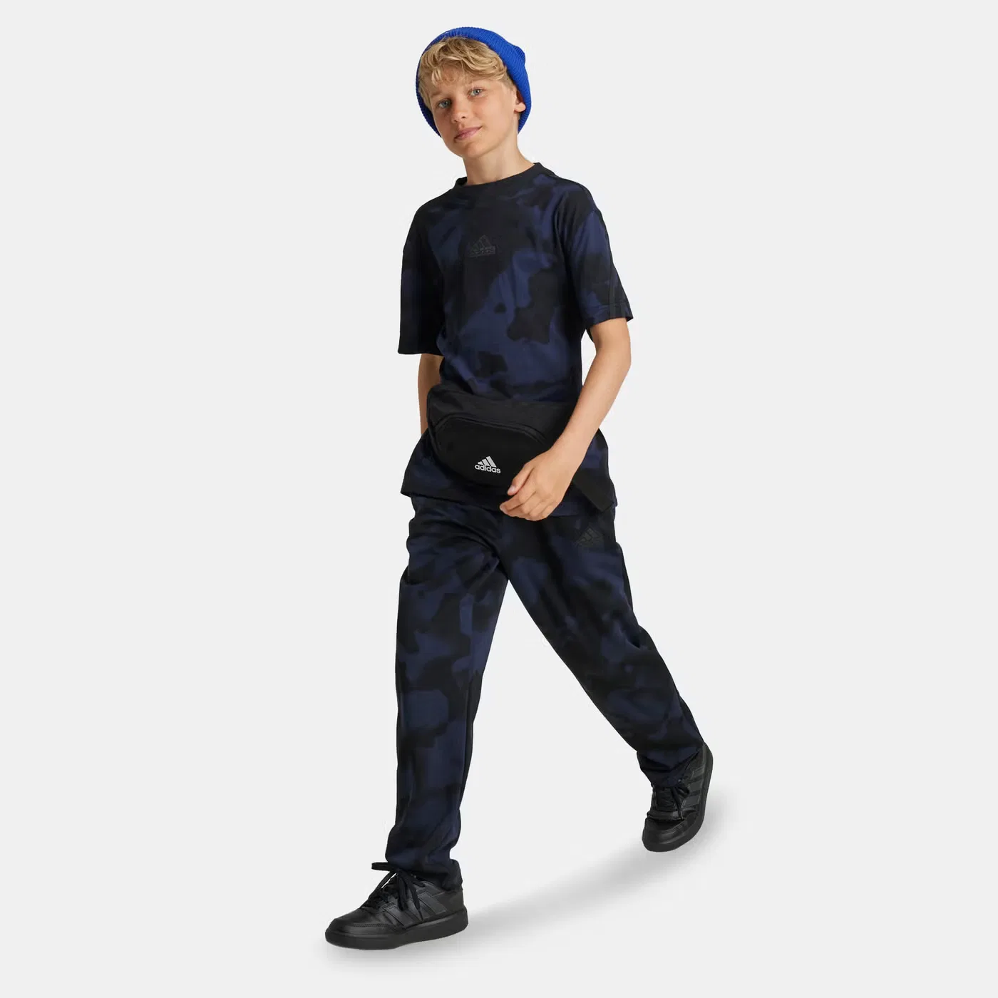 Джоггеры с камуфляжным принтом Future Icons Adidas, темно-синий — фото 3