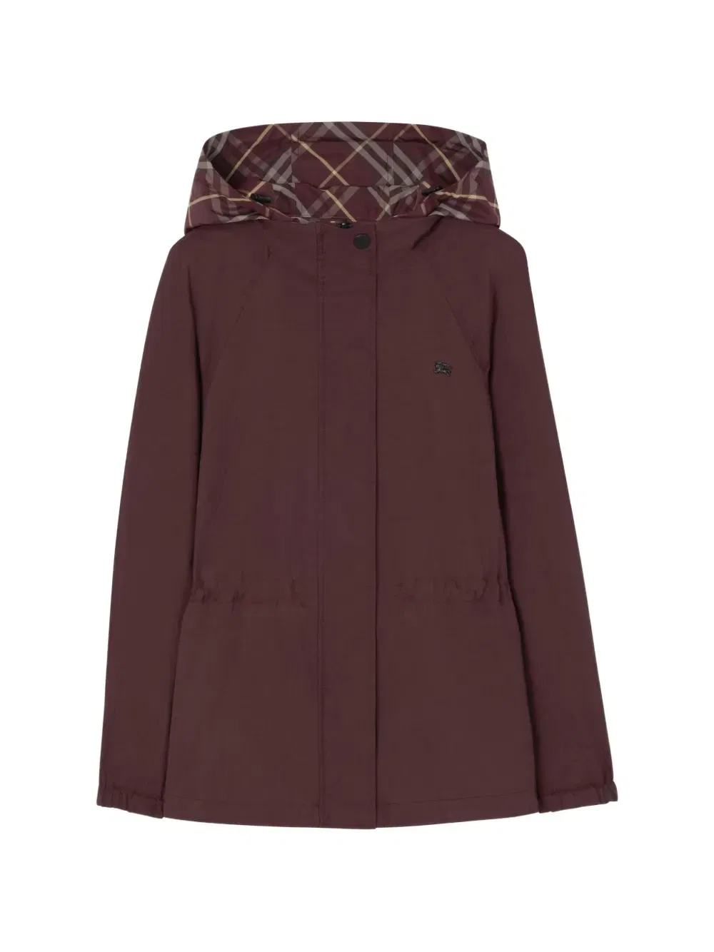 Двусторонняя куртка с капюшоном Burberry, коричневый