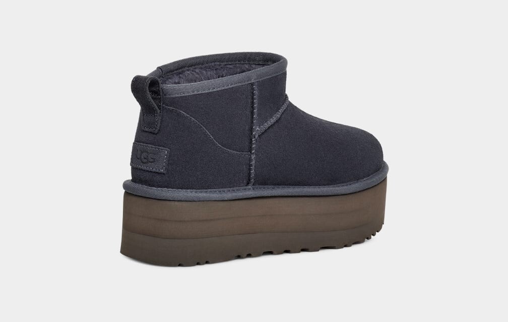 Ботинки Ugg Women's Classic Ultra Mini Platform, темно-синий — фото 4