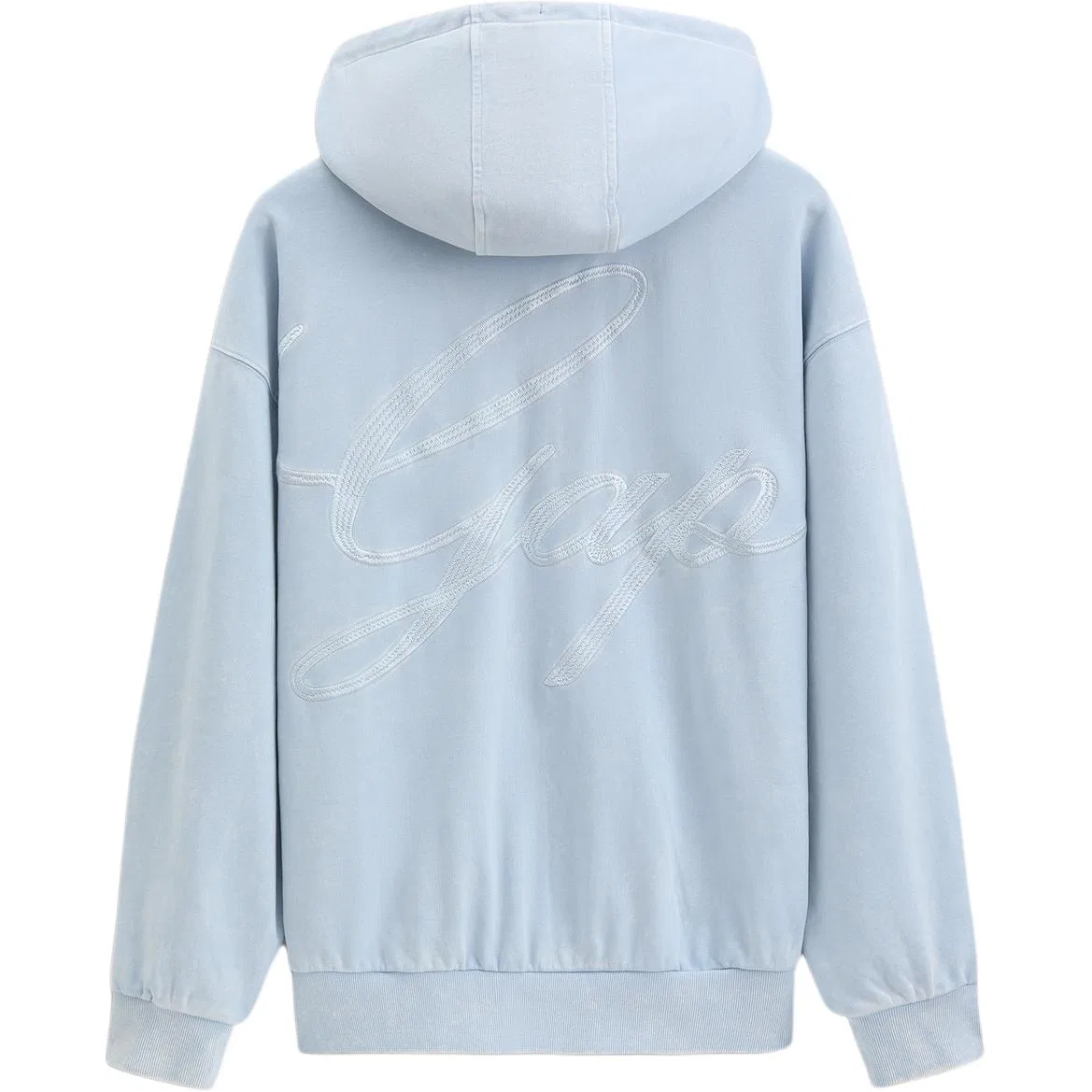 Женский свитшот с капюшоном средней посадки Marine Blue GAP — фото 4