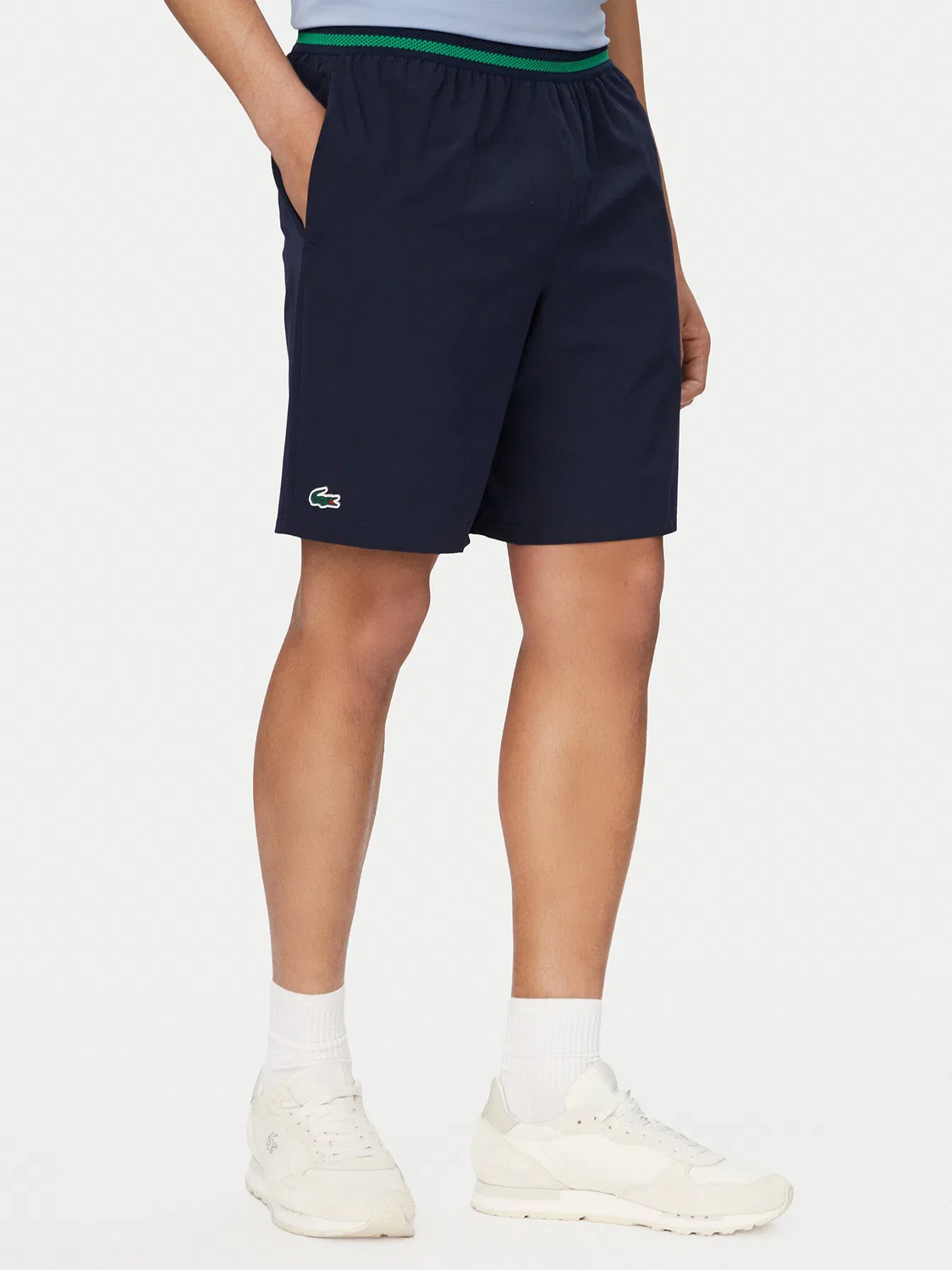 Мужские спортивные шорты стандартного кроя Lacoste, темно-синий